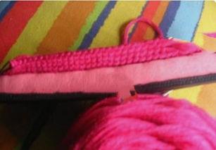 怎么上毛线鞋底视频